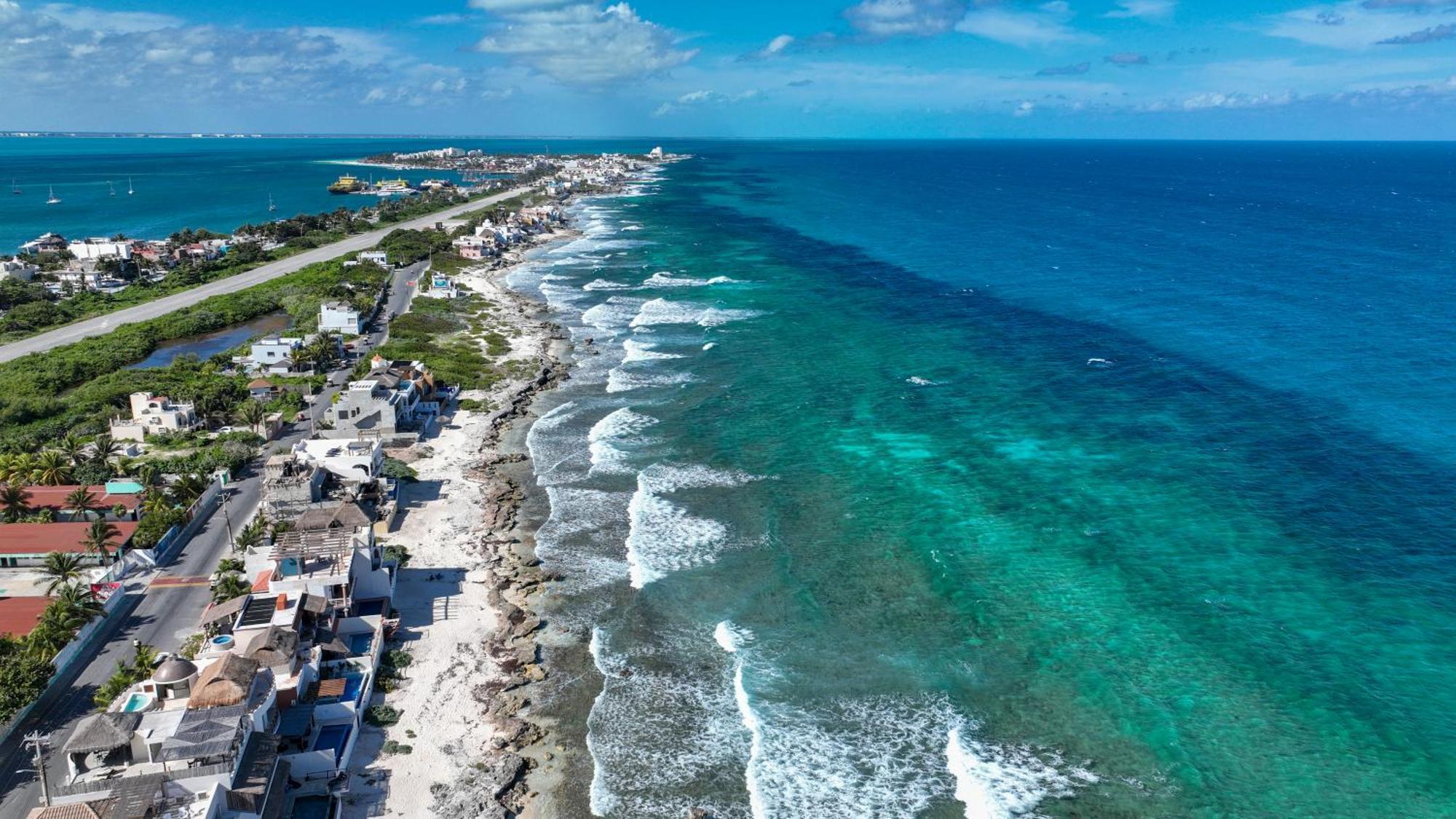 Casa Javi- Ocean Front Located Mid Isla Mujeres 빌라 외부 사진