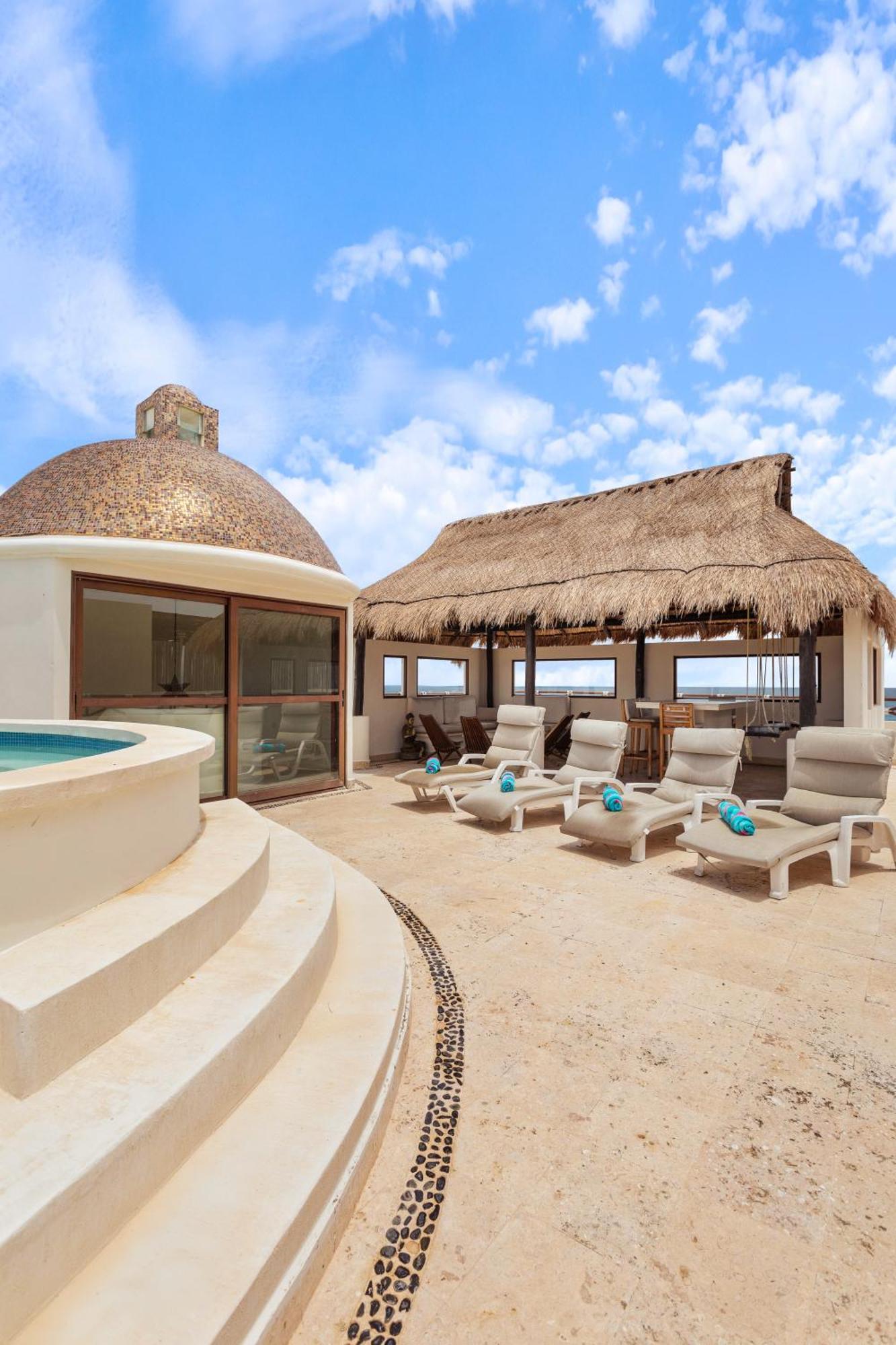 Casa Javi- Ocean Front Located Mid Isla Mujeres 빌라 외부 사진