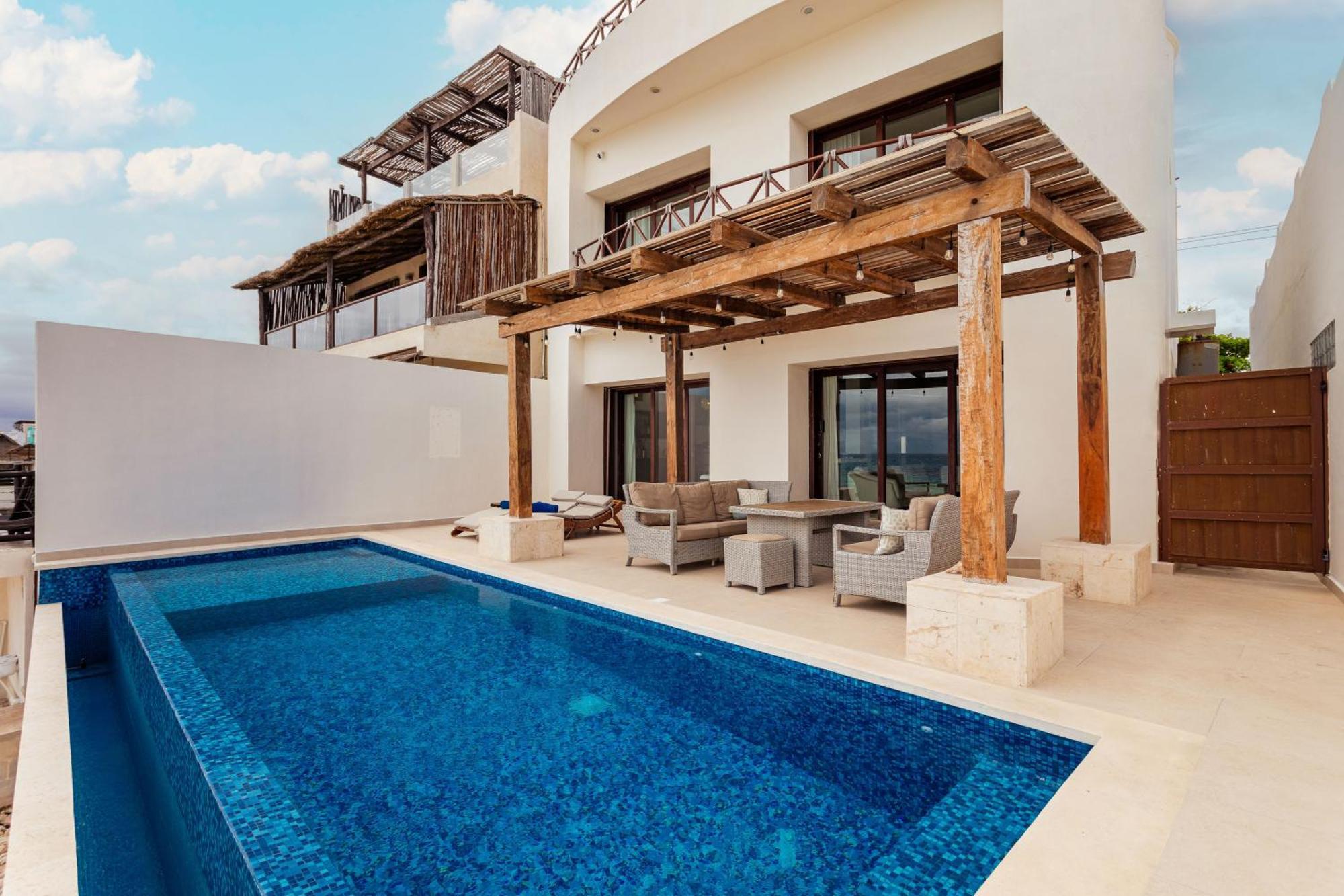Casa Javi- Ocean Front Located Mid Isla Mujeres 빌라 외부 사진