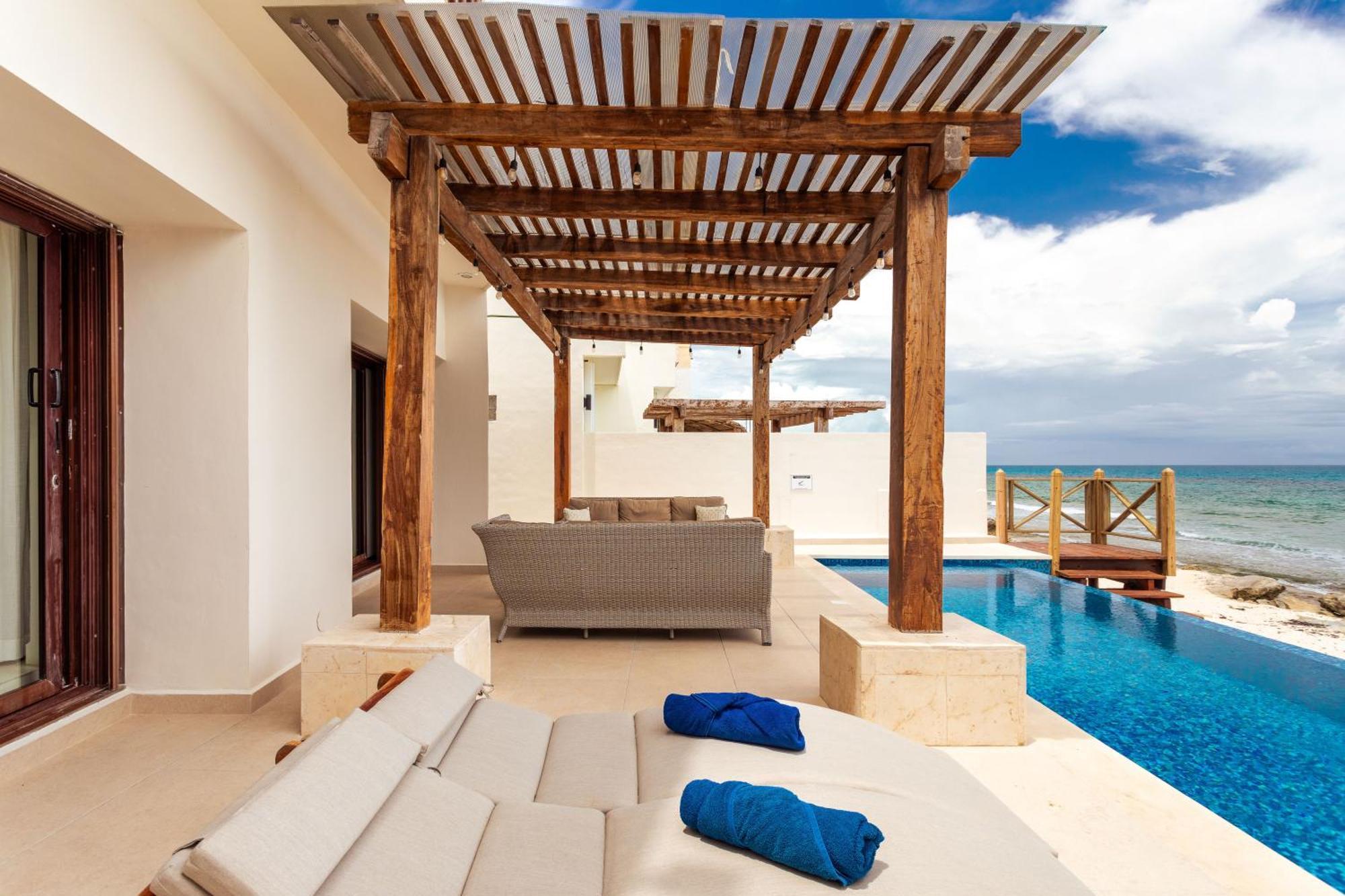 Casa Javi- Ocean Front Located Mid Isla Mujeres 빌라 외부 사진